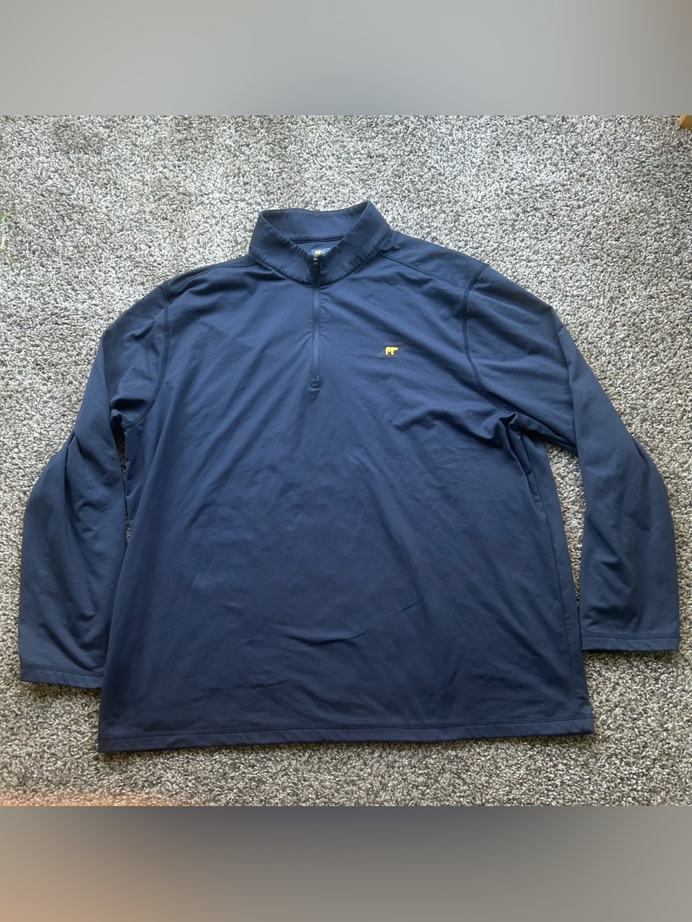 Jack Nicklaus Mens 1/4 Zip Golf Pullover Navy Blue Size XXL